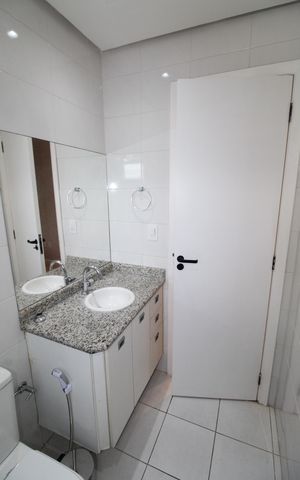 Apartamento para alugar com 52m², 1 quarto e 2 vagasBanheiro da Suíte