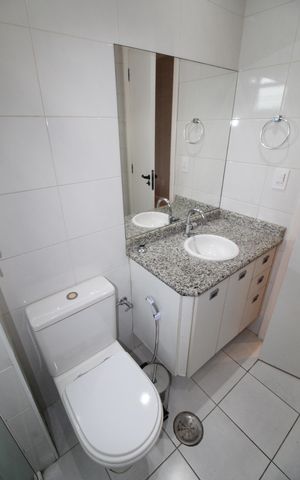 Apartamento para alugar com 52m², 1 quarto e 2 vagasBanheiro da Suíte