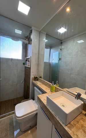 Apartamento à venda com 47m², 2 quartos e sem vaga Apartamento à venda com 47m², 2 quartos e sem vagaBanheiro