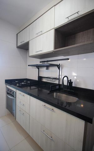 Apartamento à venda com 64m², 2 quartos e 1 vagaCozinha 
