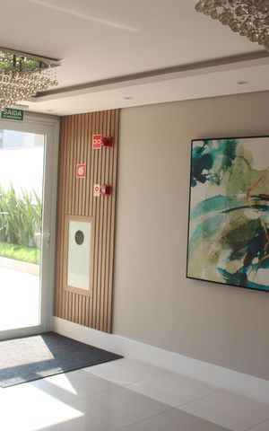 Apartamento à venda com 83m², 2 quartos e 2 vagasHall social