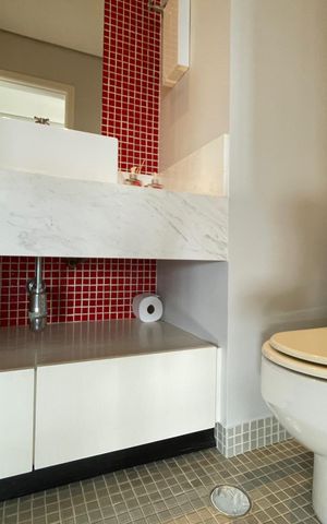 Apartamento à venda com 250m², 4 quartos e 4 vagas Apartamento à venda com 250m², 4 quartos e 4 vagasBanheiro social