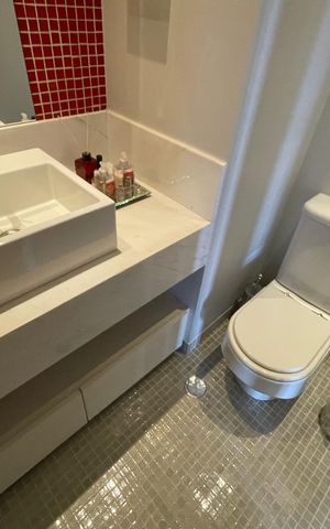Apartamento à venda com 250m², 4 quartos e 4 vagas Apartamento à venda com 250m², 4 quartos e 4 vagasBanheiro social