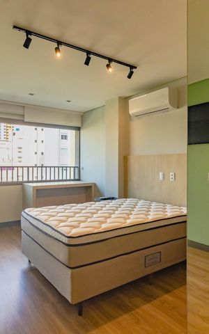 Studio à venda com 28m², 1 quarto e sem vaga