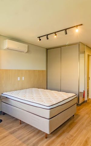 Studio à venda com 28m², 1 quarto e sem vaga