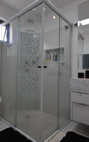 Apartamento à venda com 230m², 4 quartos e 4 vagasBanheiro da Sacada da Suíte 3