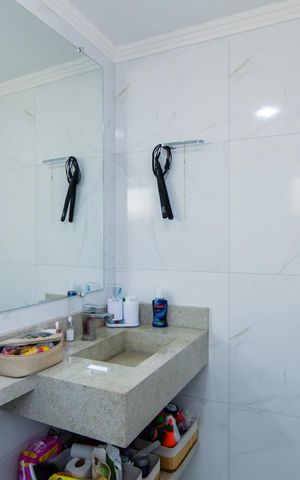 Apartamento à venda com 78m², 3 quartos e 1 vagaBanheiro da Suíte