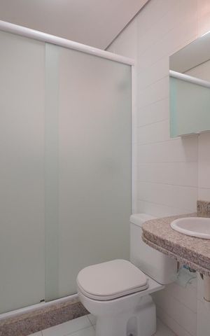Apartamento para alugar com 206m², 4 quartos e 3 vagasBanheiro da Suíte 2
