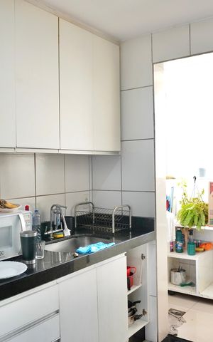 Apartamento à venda com 64m², 3 quartos e 1 vaga Apartamento à venda com 64m², 3 quartos e 1 vagaCozinha e Área de Serviço