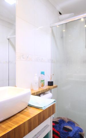 Apartamento à venda com 70m², 2 quartos e 1 vagaBanheiro