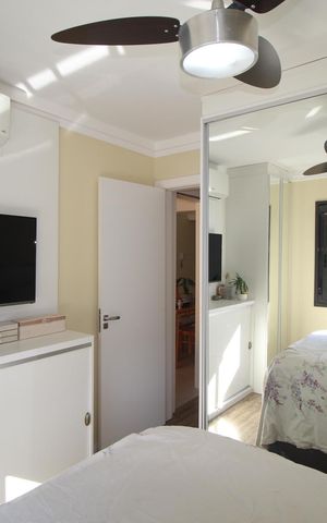 Apartamento à venda com 58m², 2 quartos e 2 vagasQuarto 1