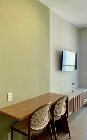 Studio para alugar com 27m², 1 quarto e sem vaga Studio para alugar com 27m², 1 quarto e sem vagaSala
