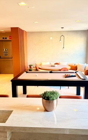 Studio para alugar com 27m², 1 quarto e sem vaga Studio para alugar com 27m², 1 quarto e sem vagaSala de Jogos