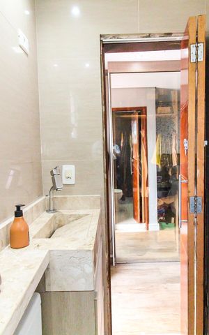 Casa de condomínio à venda com 67m², 2 quartos e 2 vagas Casa de condomínio à venda com 67m², 2 quartos e 2 vagasBanheiro da Suíte 2