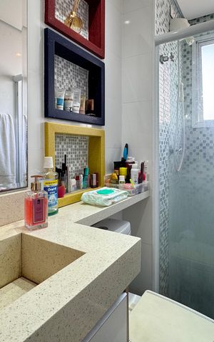 Apartamento para alugar com 60m², 2 quartos e 1 vagaBanheiro Social