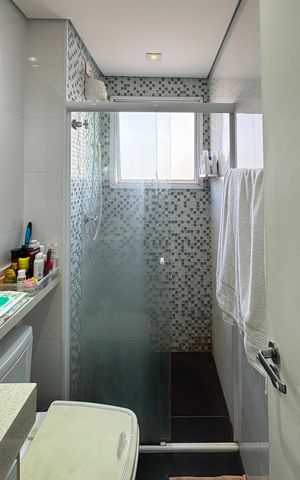 Apartamento para alugar com 60m², 2 quartos e 1 vagaBanheiro Social