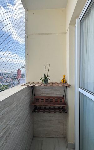 Apartamento para alugar com 60m², 2 quartos e 1 vagaSacada
