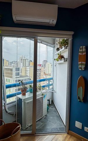 Apartamento à venda com 90m², 1 quarto e 1 vaga