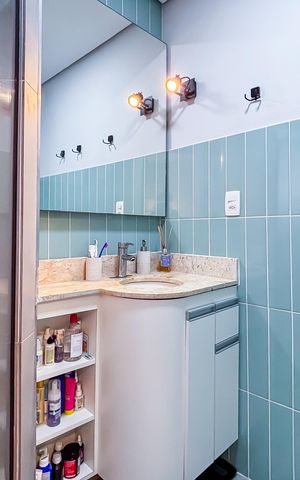 Apartamento à venda com 90m², 1 quarto e 1 vaga