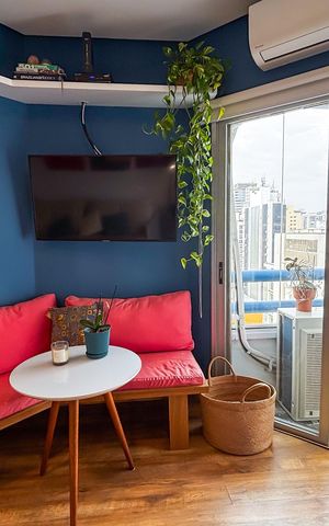 Apartamento à venda com 90m², 1 quarto e 1 vaga