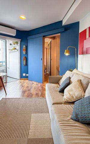 Apartamento à venda com 90m², 1 quarto e 1 vaga