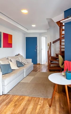 Apartamento à venda com 90m², 1 quarto e 1 vaga