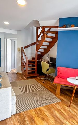 Apartamento à venda com 90m², 1 quarto e 1 vaga