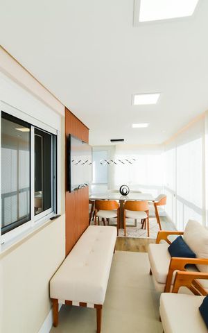 Apartamento à venda com 110m², 3 quartos e 3 vagasVaranda da Sala