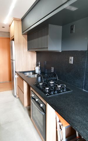 Apartamento à venda com 61m², 1 quarto e 1 vagaCozinha