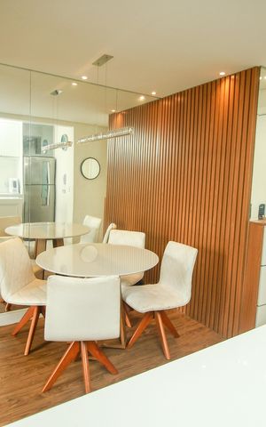 Apartamento à venda com 50m², 2 quartos e 1 vaga Apartamento à venda com 50m², 2 quartos e 1 vagaSala de Jantar