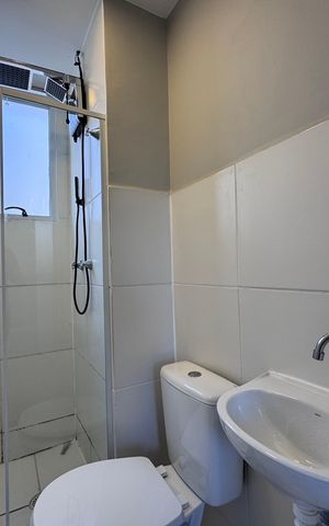 Apartamento para alugar com 44m², 2 quartos e sem vaga Apartamento para alugar com 44m², 2 quartos e sem vagaBanheiro Social