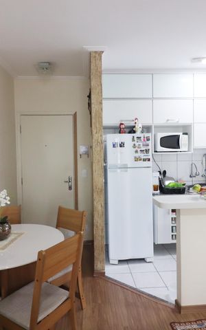 Apartamento à venda com 46m², 1 quarto e 1 vagaSala 