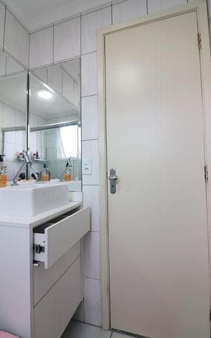Apartamento à venda com 46m², 1 quarto e 1 vagaBanheiro Social