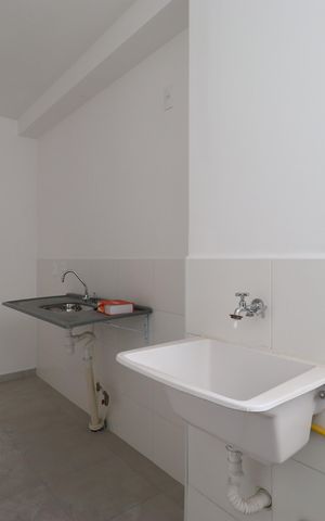 Apartamento para alugar com 42m², 2 quartos e sem vagaCozinha e Área de serviço 