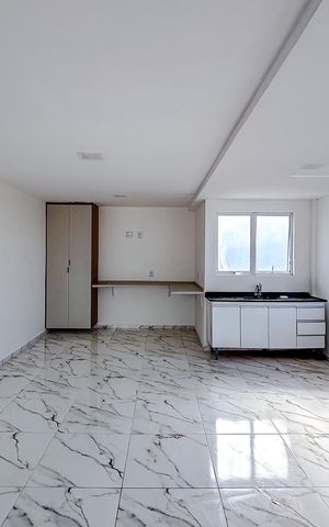 Apartamento à venda com 38m², 2 quartos e sem vagaÁrea comum - Salão de festas