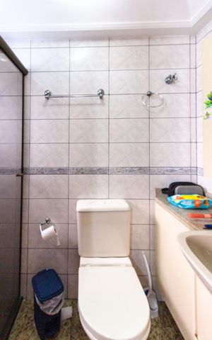 Apartamento para alugar com 73m², 3 quartos e 1 vagaBanheiro do Quarto 1 suíte