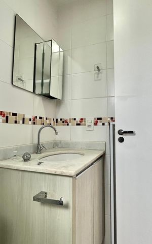 Apartamento à venda com 60m², 2 quartos e 1 vaga Apartamento à venda com 60m², 2 quartos e 1 vagaBanheiro da Suíte