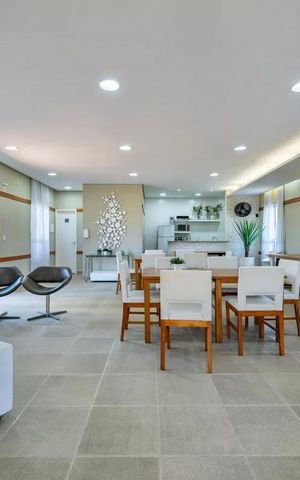 Apartamento à venda com 60m², 2 quartos e 1 vaga Apartamento à venda com 60m², 2 quartos e 1 vagaÁrea comum - Salão de festas
