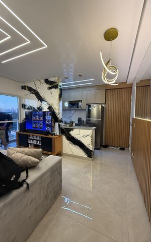 Apartamento à venda com 69m², 3 quartos e 2 vagas Apartamento à venda com 69m², 3 quartos e 2 vagasSala
