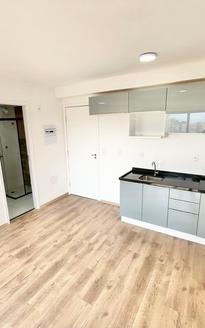 Studio à venda com 31m², 1 quarto e sem vagaSala/Quarto/Cozinha