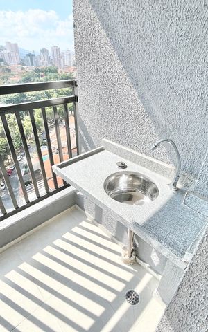 Studio à venda com 31m², 1 quarto e sem vagaVaranda da Sala