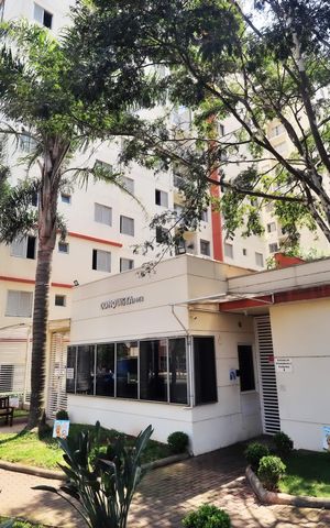 Apartamento à venda com 60m², 3 quartos e 1 vagaFachada e portaria