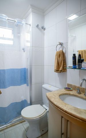 Apartamento à venda com 103m², 3 quartos e 2 vagas Apartamento à venda com 103m², 3 quartos e 2 vagasBanheiro Social