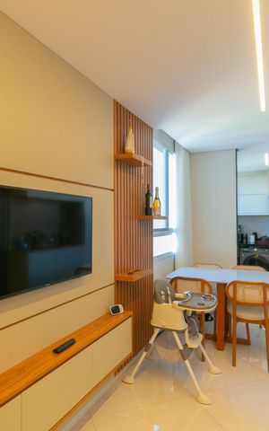 Apartamento à venda com 45m², 2 quartos e 1 vaga Apartamento à venda com 45m², 2 quartos e 1 vagaSala