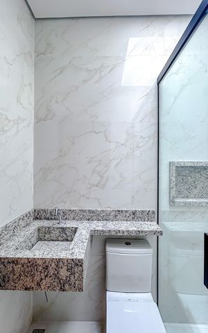 Casa à venda com 150m², 4 quartos e 3 vagasBanheiro social