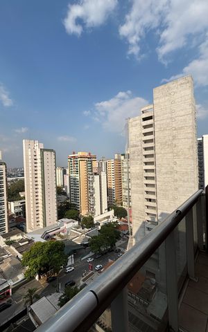 Apartamento à venda com 90m², 1 quarto e 2 vagas Apartamento à venda com 90m², 1 quarto e 2 vagasSala - Sala de Jantar Varanda Vista