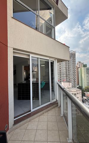 Apartamento à venda com 90m², 1 quarto e 2 vagas Apartamento à venda com 90m², 1 quarto e 2 vagasSala - Sala de Jantar Varanda