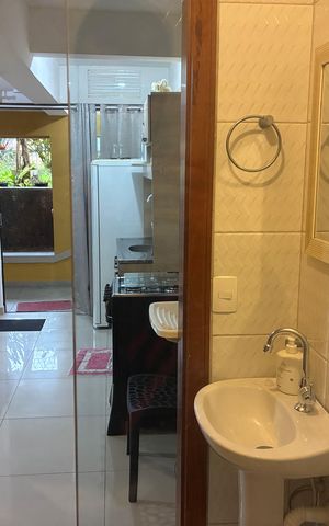 Studio para alugar com 40m², 1 quarto e sem vaga Studio para alugar com 40m², 1 quarto e sem vagaBanheiro