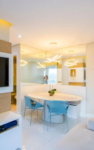Apartamento à venda com 53m², 2 quartos e 2 vagas Apartamento à venda com 53m², 2 quartos e 2 vagasSala