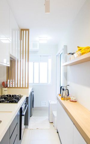 Apartamento à venda com 53m², 2 quartos e 2 vagas Apartamento à venda com 53m², 2 quartos e 2 vagasCozinha